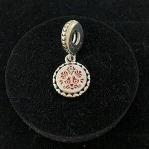 Pandora Jewelry Hungarian Folk Motif Silver Charm